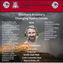 Southern Arizona's changing hydroclimate flyer